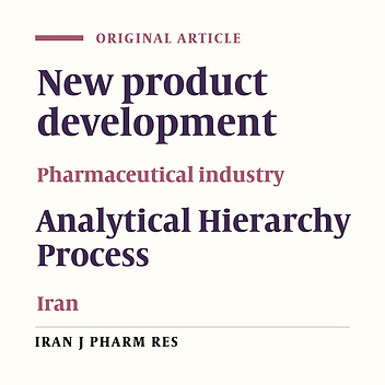 New Product Development in the Pharmaceutical Industry: Evidence from a generic market