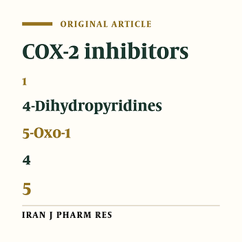 QSAR Modeling of COX -2 Inhibitory Activity of Some Dihydropyridine and Hydroquinoline Derivatives Using Multiple Linear Regression (MLR) Method