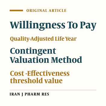 Monetary Value of Quality-Adjusted Life Years (QALY) among Patients with Cardiovascular Disease: a Willingness to Pay Study (WTP)