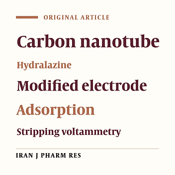 Adsorptive Behavior and Voltammetric Determination of Hydralazine Hydrochloride at A Glassy Carbon Electrode Modified with Multiwalled Carbon Nanotubes