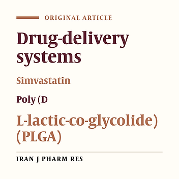 Preparation, Characterization and Evaluation of Drug Release Properties of Simvastatin-loaded PLGA Microspheres