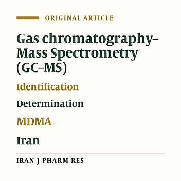 Impact of Pharmaceutical Impurities in Ecstasy Tablets: Gas Chromatography-Mass Spectrometry Study