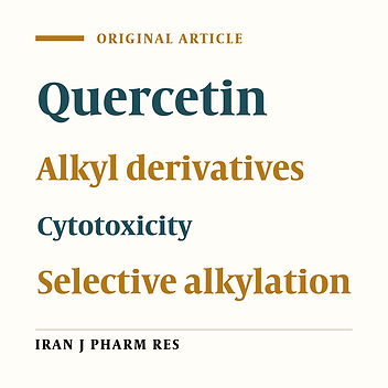 Synthesis, Characterization and Cytotoxicity of Alkylated Quercetin Derivatives