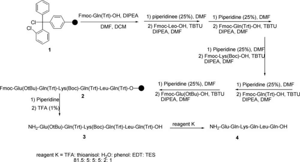 Total synthesis of nocistatin C-terminus peptide
