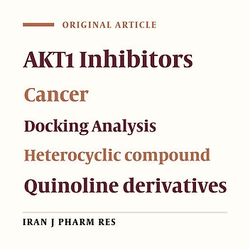 Synthesis and Docking Analysis of New Heterocyclic System N1, N4-bis (2-chloroquinolin-3-yl) methylene) benzene-1, 4-diamine as Potential Human AKT1 Inhibitor