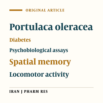 The Aqueous Extract of Portulaca Oleracea Ameliorates Neurobehavioral Dysfunction and Hyperglycemia Related to Streptozotocin-Diabetes Induced in Ovariectomized Rats