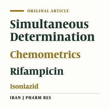 Simultaneous Spectrophotometric Determination of Rifampicin, Isoniazid and Pyrazinamide in a Single Step