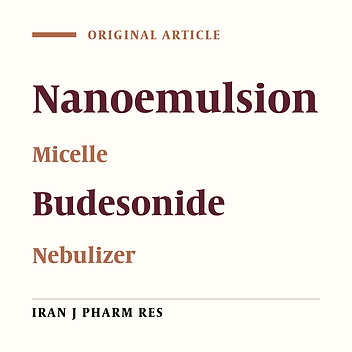 Investigation of Factors Affecting Aerodynamic Performance of Nebulized Nanoemulsion