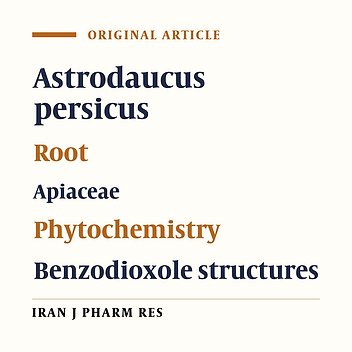 New Benzodioxole Compounds from the Root Extract of Astrodaucus persicus