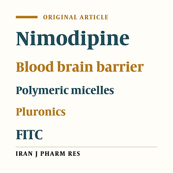 Nimodipine-Loaded Pluronic® Block Copolymer Micelles: Preparation, Characterization, In-vitro and In-vivo Studies
