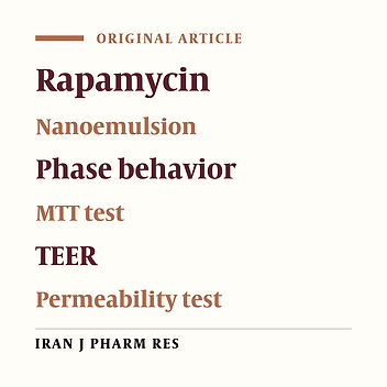 Formulation Development and Toxicity Assessment of Triacetin Mediated Nanoemulsions as Novel Delivery Systems for Rapamycin