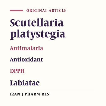 Biological Activity and Phytochemical Study of Scutellaria platystegia