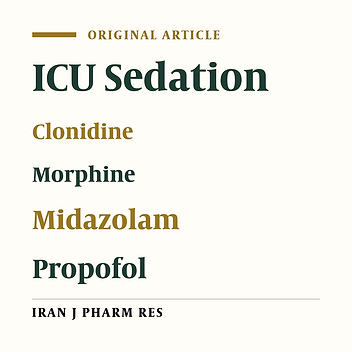 A Randomized Placebo-controlled Trial of Clonidine Impact on Sedation of Mechanically Ventilated ICU Patients