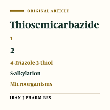 Synthesis, Characterization and Antibacterial Activity of some Novel Thiosemicarbazides, 1,2,4-Triazol-3-thiols and their S-substituted Derivatives