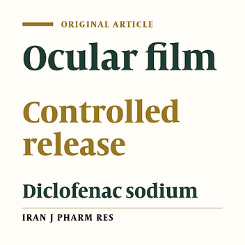 Design and Evaluation of Ocular Controlled Delivery System for Diclofenac Sodium