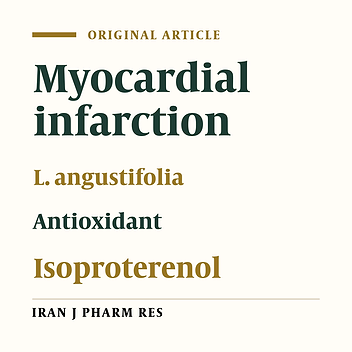 Cardioprotective Effects of Essential Oil of Lavandula angustifolia on Isoproterenol-induced Acute Myocardial Infarction in Rat