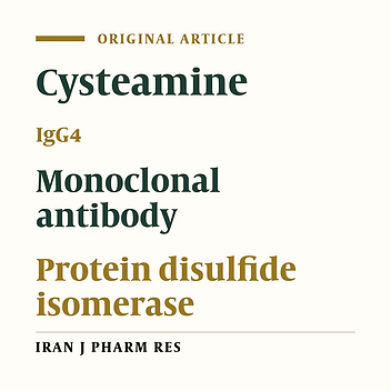 Effect of Cysteamine on Cell Growth and IgG4 Production in Recombinant Sp2.0 Cells