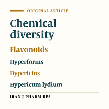 Population Variability of Main Secondary Metabolites in Hypericum lydium Boiss. (Hypericaceae)