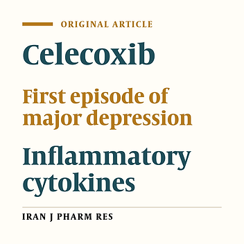 A Randomized, Double-blind, Placebo-controlled Trial of Celecoxib Augmentation of Sertraline in Treatment of Drug-naive Depressed Women: A Pilot Study