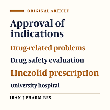 Study on the Linezolid Prescription According to the Approval of Indication in a University Hospital