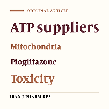 Study of the Effects of ATP Suppliers and Thiol Reductants on Toxicity of Pioglitazone in Isolated Rat Liver Mitochondria