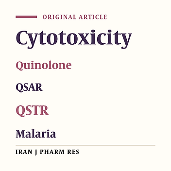 Computational Study of Quinolone Derivatives to Improve their Therapeutic Index as Anti-malaria Agents: QSAR and QSTR