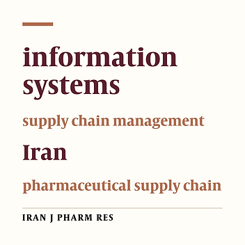 Information flow in the pharmaceutical supply chain