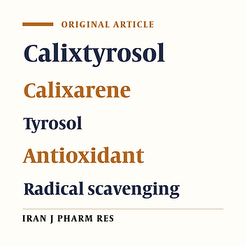 Calixtyrosol: a Novel Calixarene Based Potent Radical Scavenger