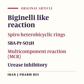 Green Synthesis and Urease Inhibitory Activity of Spiro-Pyrimidinethiones/Spiro-Pyrimidinones-Barbituric Acid Derivatives