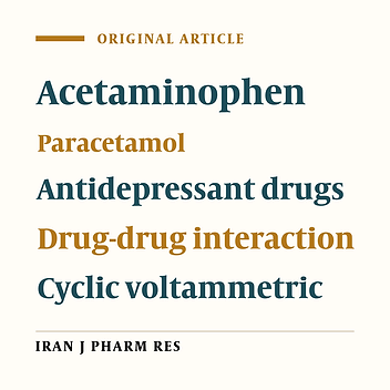 Electrochemical Synthesis and Kinetic Evaluation of Electrooxidation of Acetaminophen in the Presence of Antidepressant Drugs