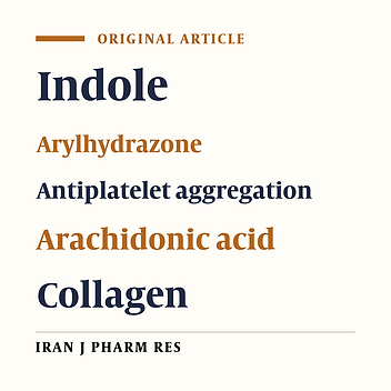 Synthesis, Antiplatelet Activity and Cytotoxicity Assessment of Indole-Based Hydrazone Derivatives