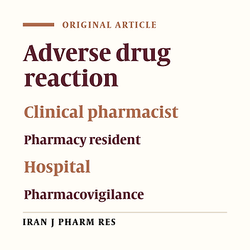 Increasing the Number of Adverse Drug Reactions Reporting: the Role of Clinical Pharmacy Residents