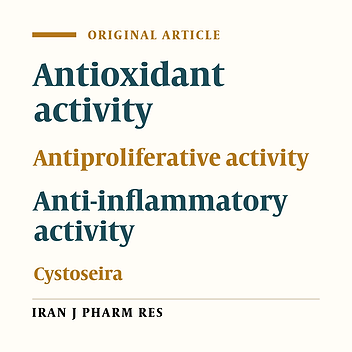 Antioxidant, Anti-inflammatory and Antiproliferative Effects of Aqueous Extracts of Three Mediterranean Brown Seaweeds of the Genus Cystoseira