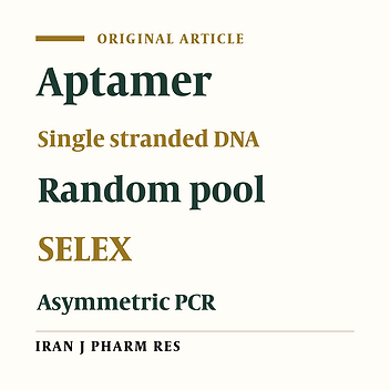 Challenges to Design and Develop of DNA Aptamers for Protein Targets. I. Optimization of Asymmetric PCR for Generation of a Single Stranded DNA Library