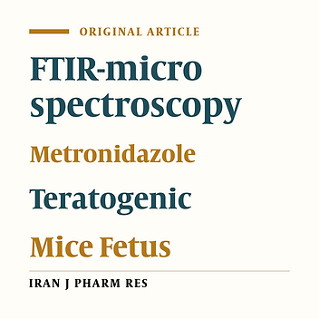 FTIR-Microspectroscopy Detection of Metronidazole Teratogenic Effects on Mice Fetus