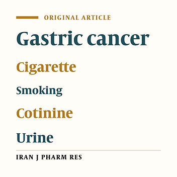 Correlation between Cigarette Smoking and Urine Cotinine Level in Gastric Cancer Patients
