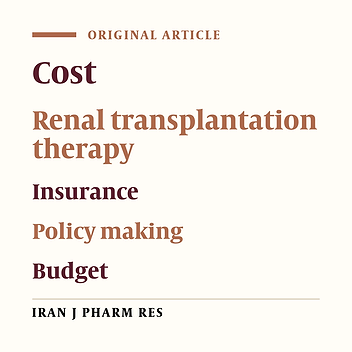 Costs of Treatment after Renal Transplantation: Is it Worth to Pay More?