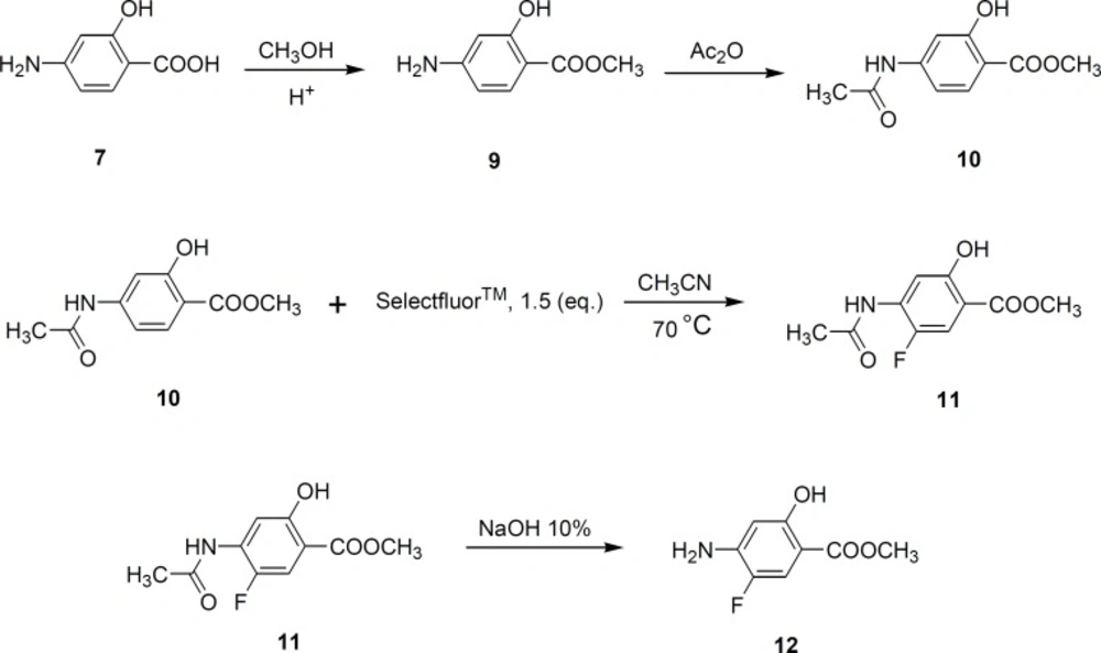 Synthesis of fluorinated analog of thiacetazone
