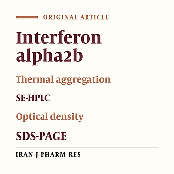 Study on the Effect of Solution Conditions on Heat Induced-Aggregation of Human Alpha Interferon