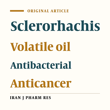 The Biological Activity and Composition of the Essential Oil of Sclerorhachis leptoclada (Asteraceae-Anthemideae) from Iran