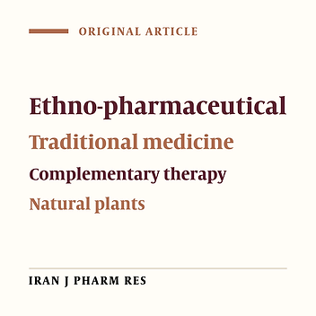 Ethno-pharmaceutical Formulations in Kurdish Ethno-medicine
