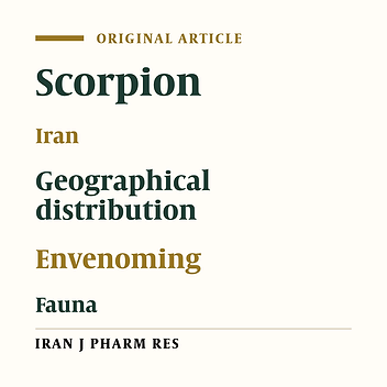 Epidemiological Review of Scorpion Envenomation in Iran