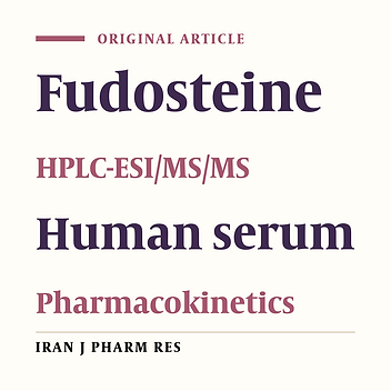 Liquid Chromatography Tandem Mass/Mass Spectrometry for the Quantification of Fudosteine in Human Serum without Precolumn Derivatization
