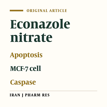 Econazole Nitrate Induces Apoptosis in MCF-7 Cells via Mitochondrial and Caspase Pathways