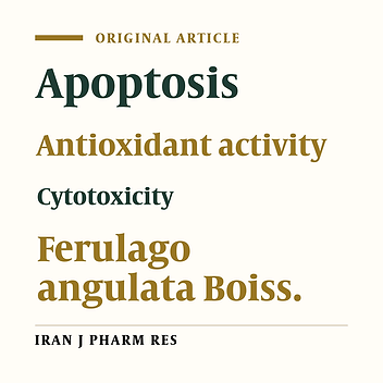 Anti-tumor Activity of Ferulago angulata Boiss. Extract in Gastric Cancer Cell Line via Induction of Apoptosis