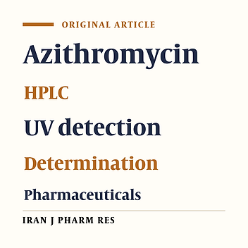 Development of a Simple RP-HPLC-UV Method for Determination of Azithromycin in Bulk and Pharmaceutical Dosage forms as an Alternative to the USP Method