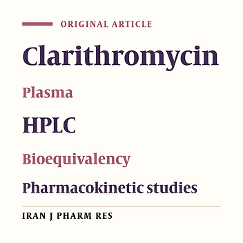 Rapid High Performance Liquid Chromatographic Method for Determination of Clarithromycin in Human Plasma Using Amperometric Detection: Application in Pharmacokinetic and Bioequivalence Studies