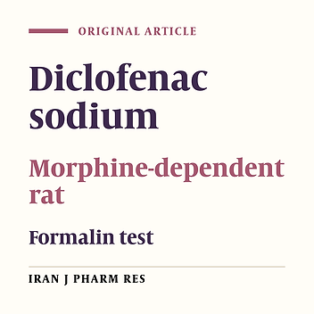 Long-term Morphine-treated Rats are more Sensitive to Antinociceptive Effect of Diclofenac than the Morphine-naive rats