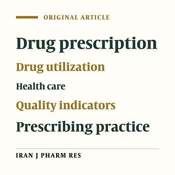 Prescribing Quality in Medical Specialists in Isfahan, Iran