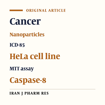 Cytotoxicity of ICD-85 NPs on Human Cervical Carcinoma HeLa Cells through Caspase-8 Mediated Pathway